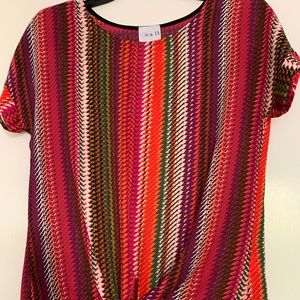 Women’s short sleeve blouse.